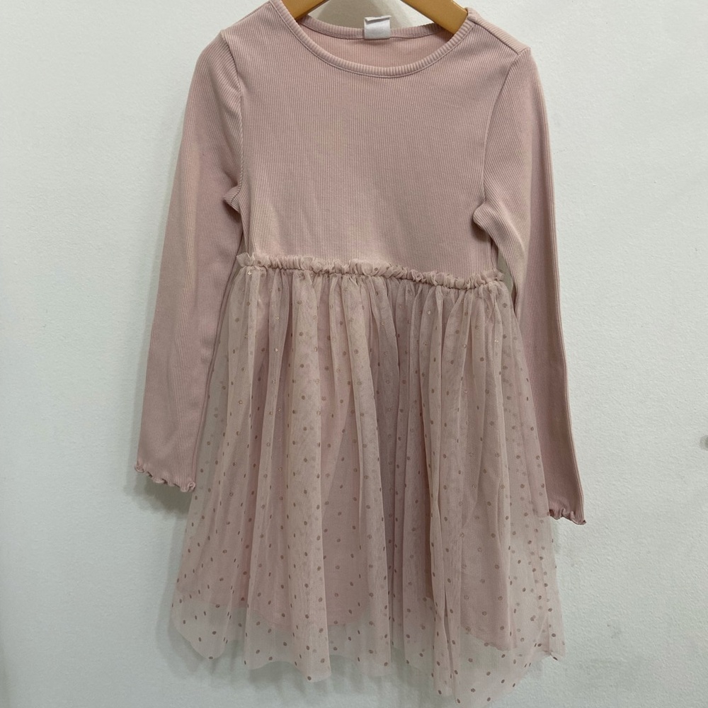 Gap Baby Toddler Girls Pink Long Sleeve Tutu Dress